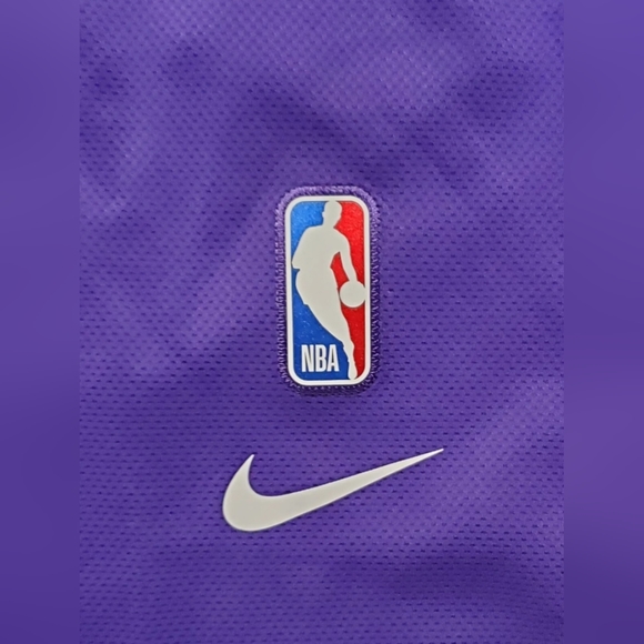 Nike NBA LA Lakers XXL-Tall Player Issued Tear Away Therma Flex Pants Purple - Picture 7 of 12